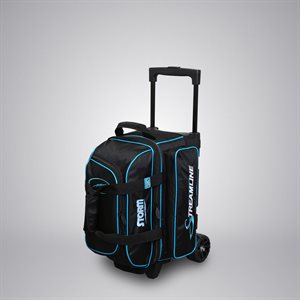 Storm 3 Ball Tournament Travel Roller/Tote Bowling Bag Black/Blue