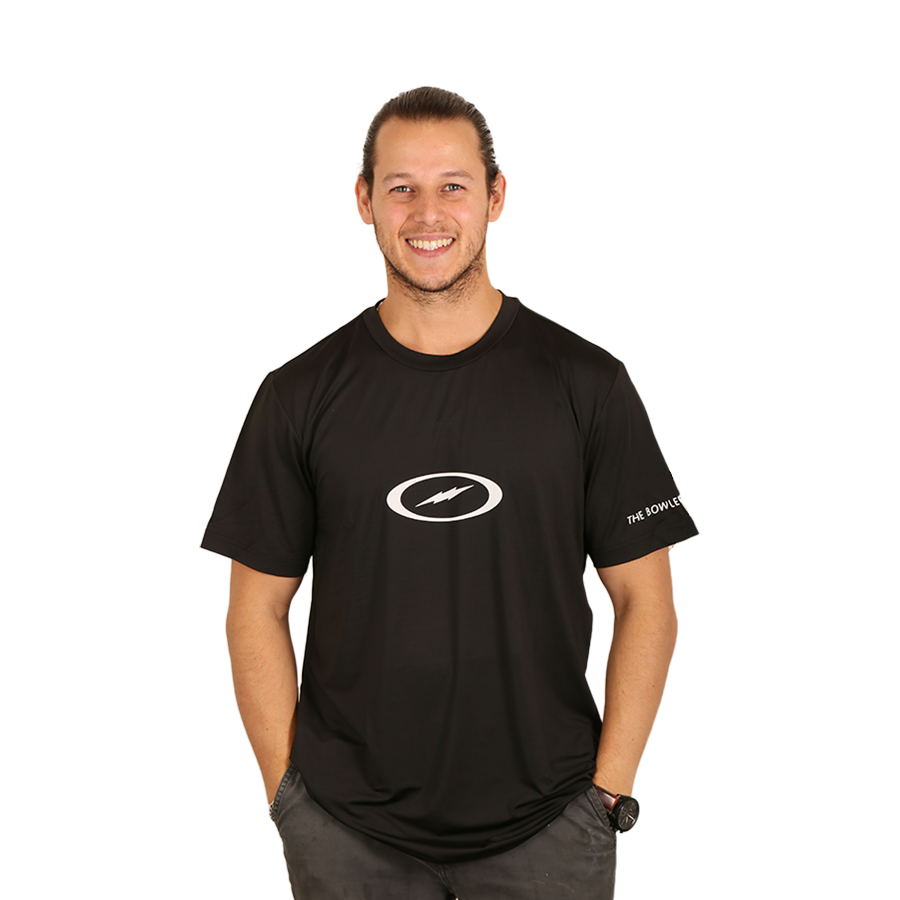 STORM NATION PERFORMANCE TEE BLACK / WHITE