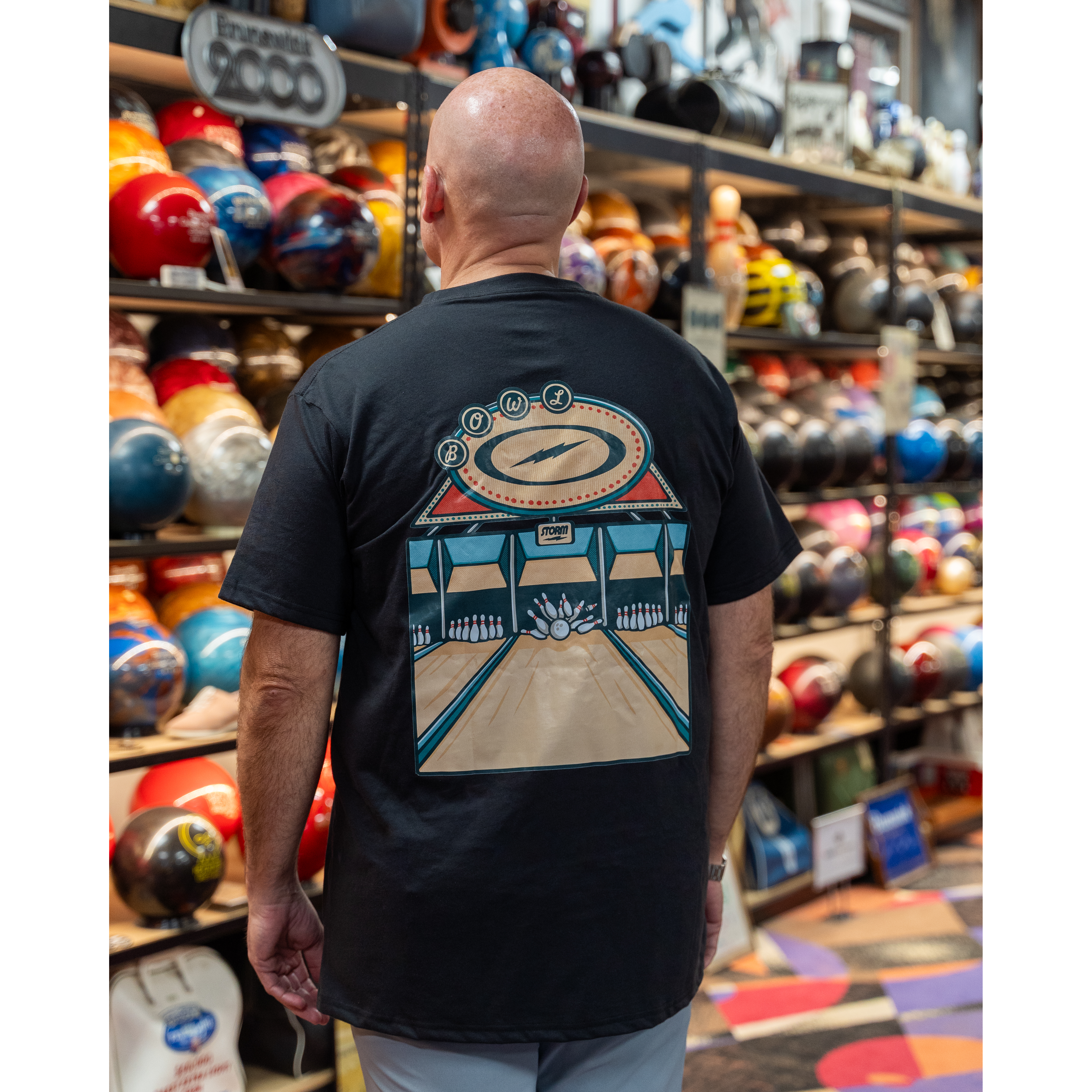 STORM BOWL RETRO SHORT SLEEVE TEE STORM BOWL RETRO SHORT SLEEVE TEE