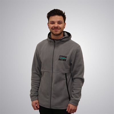 STORM NATION FLEECE HOODIE GRAPHITE