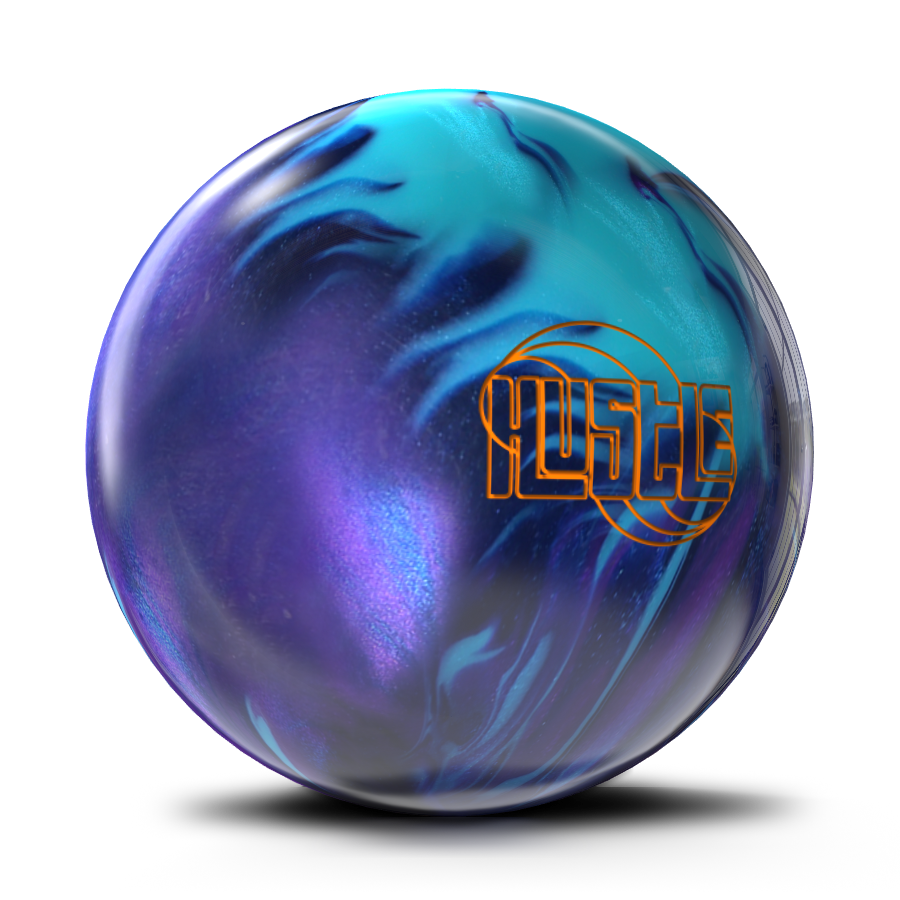 15lb NIB Roto Grip HUSTLE RAP New 1st Quality Bowling Ball ROYAL/AQUA/PURPLE 