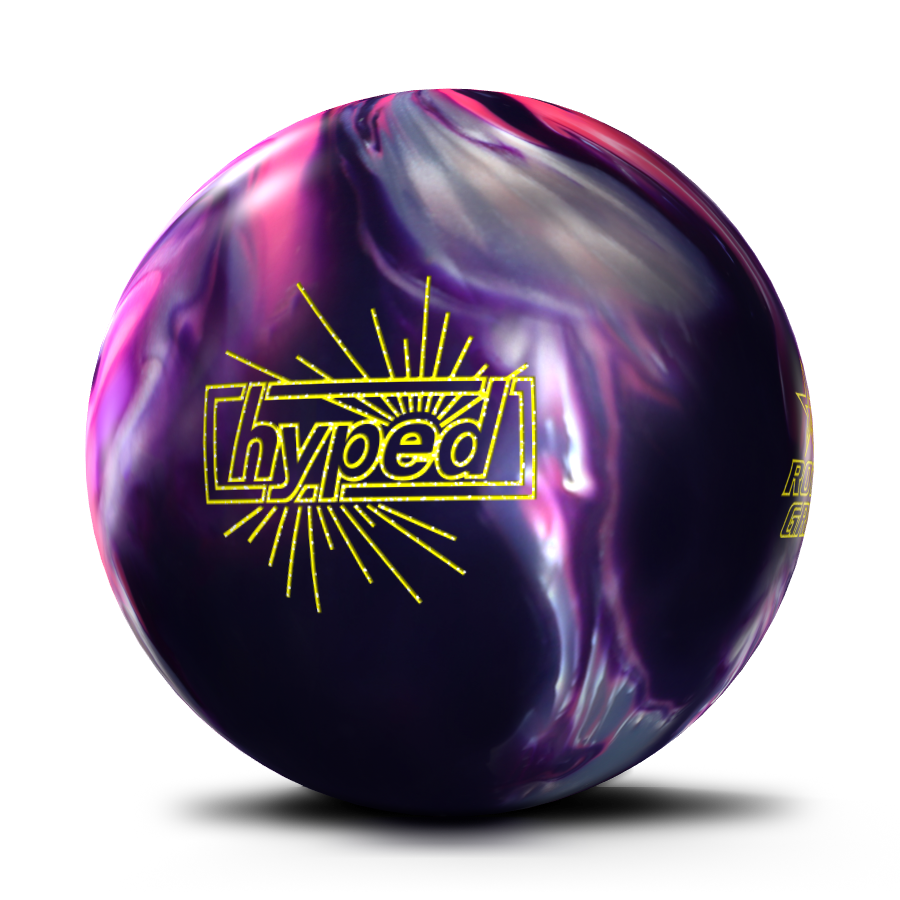or 16lb Roto Grip Hyped Hybrid Reactive Bowling Ball Chrome/Pink/Purple 14 15 