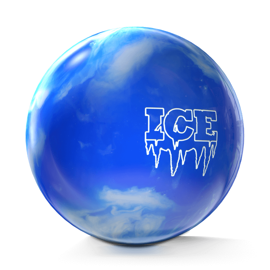 13lb Storm Ice Polyester Bowling Ball Ice Blue Spare Ball Ideal Dry Lane Ball 