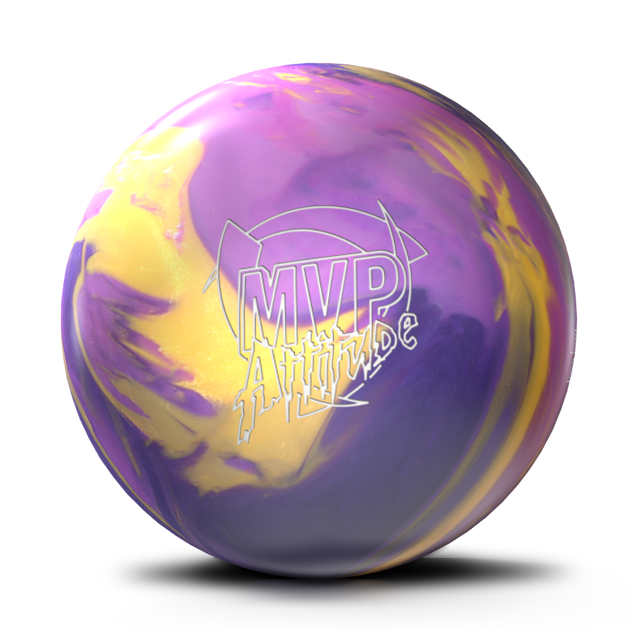 15lb NIB Roto Grip MVP ATTITUDE New 1st Quality Bowling Ball GOLD/VIOLET/PURPLE 