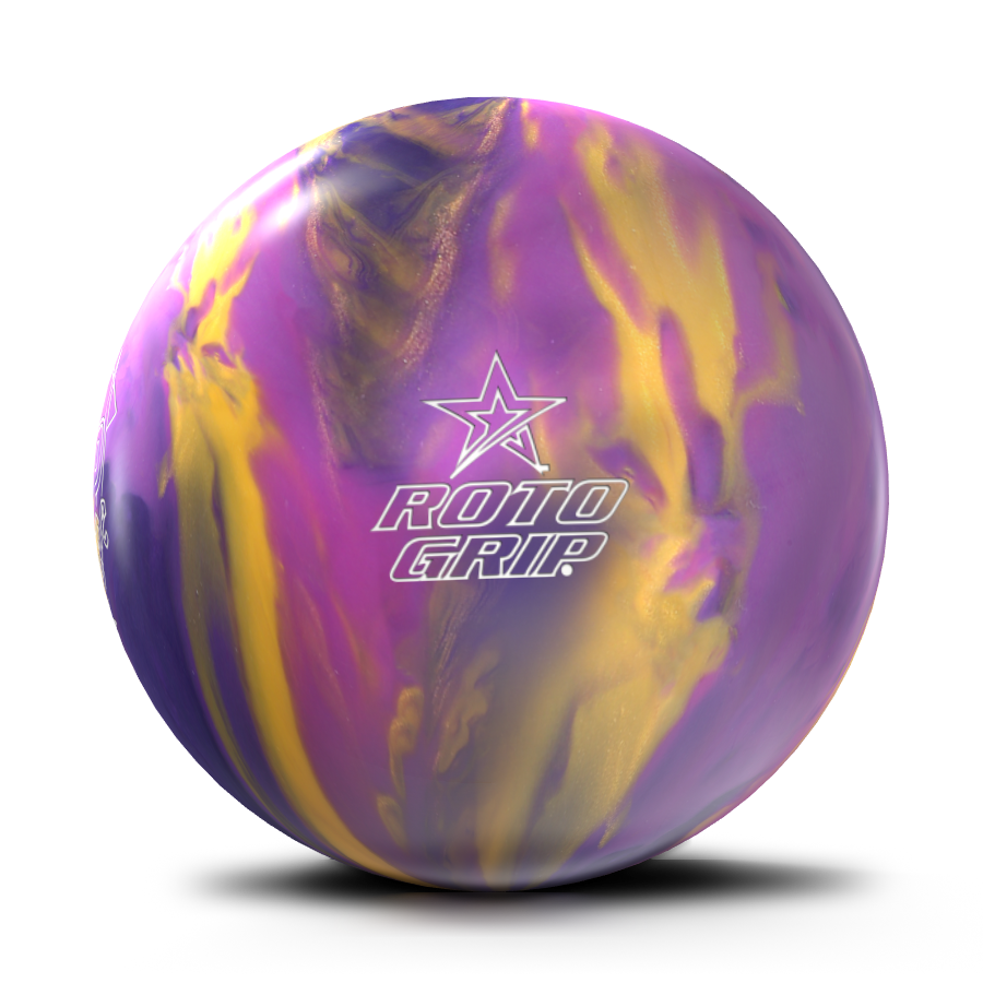 15lb NIB Roto Grip MVP ATTITUDE New 1st Quality Bowling Ball GOLD/VIOLET/PURPLE 