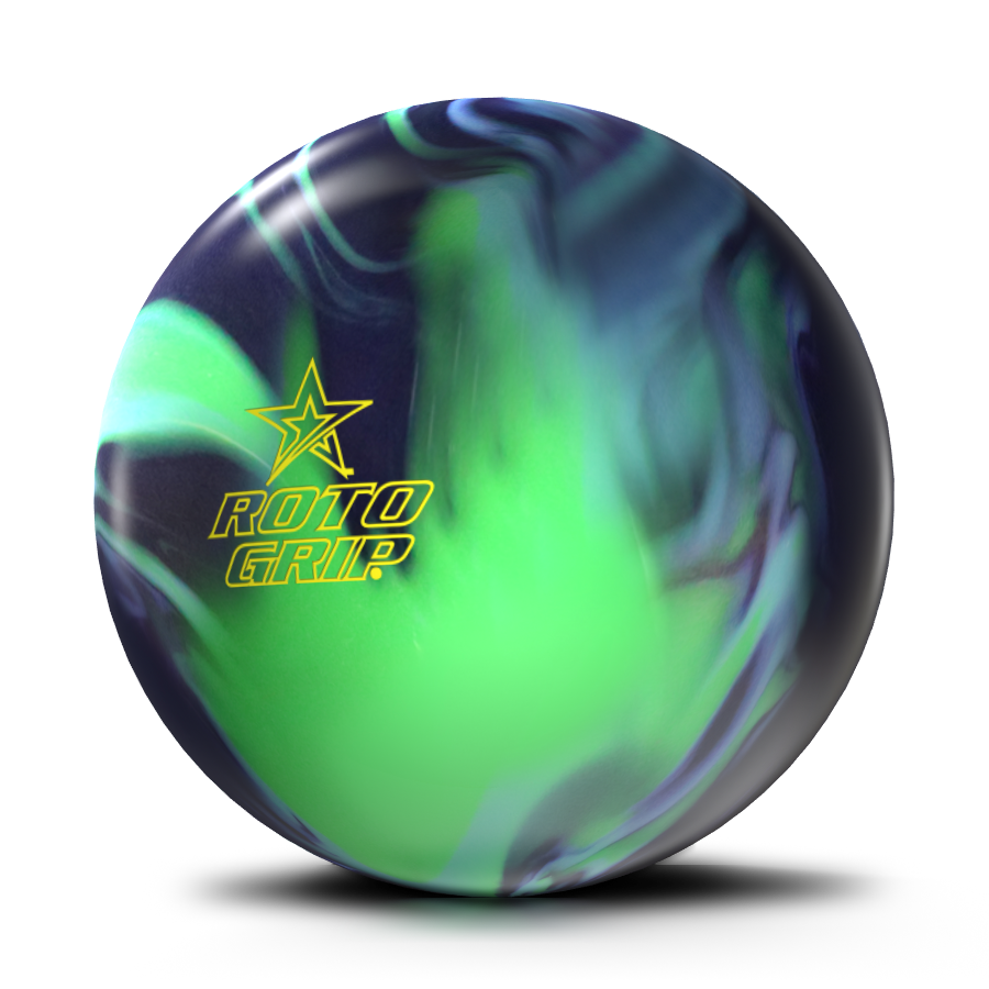 Blue/Blue/Neon Green 12-16 LB NEW Roto Grip UFO Soild Reactive Bowling Ball 